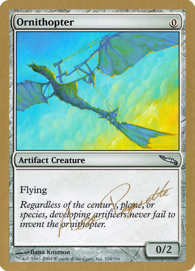 Ornithopter (Aeo Paquette) [World Championship Decks 2004] | Deep Dive Games St. Marys