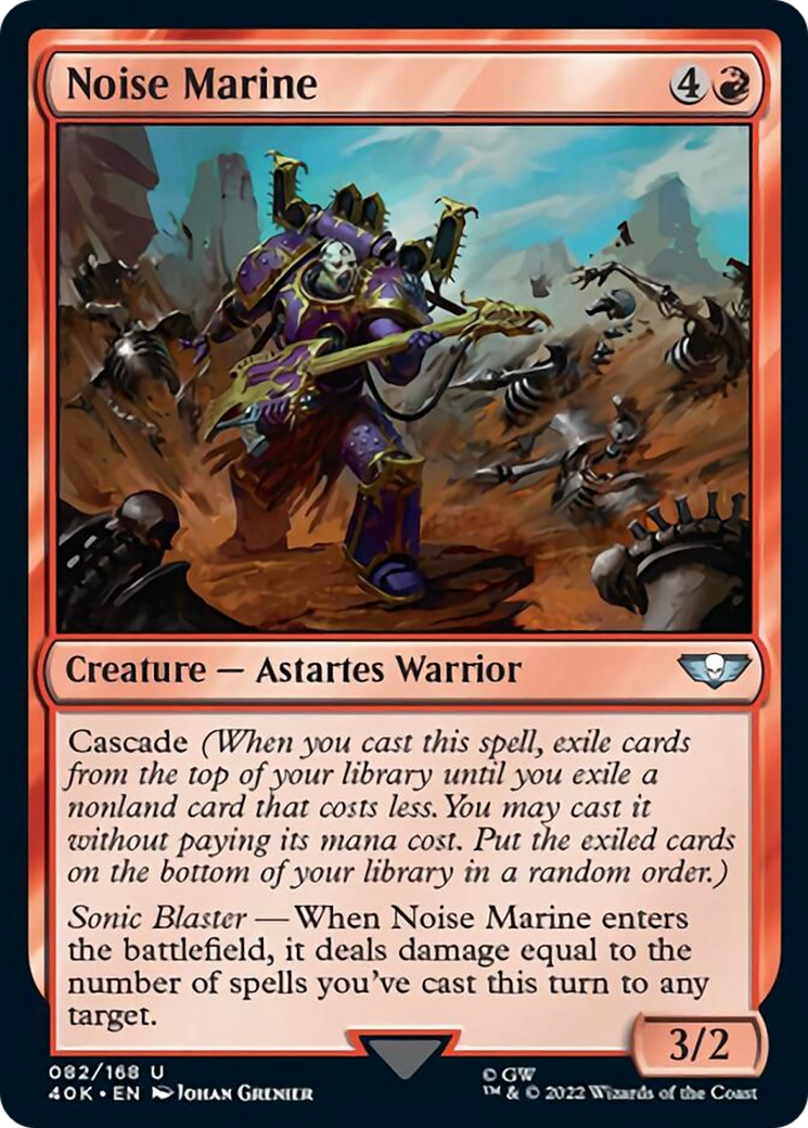 Noise Marine (Surge Foil) [Warhammer 40,000] | Deep Dive Games St. Marys
