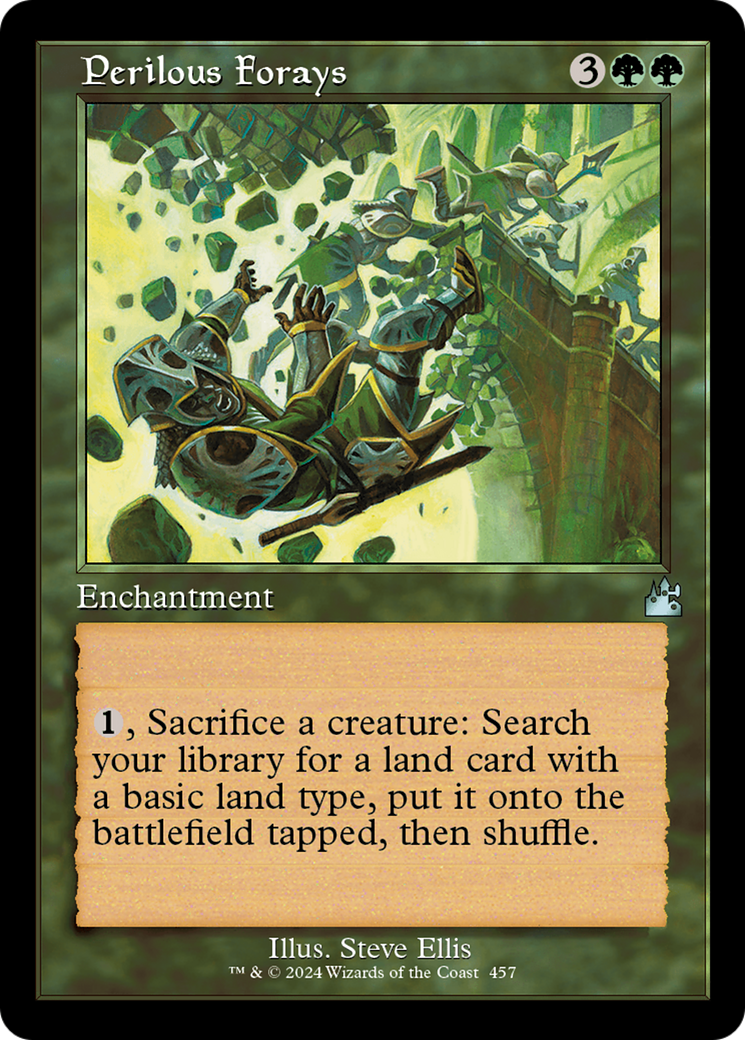 Perilous Forays (Retro) [Ravnica Remastered] | Deep Dive Games St. Marys
