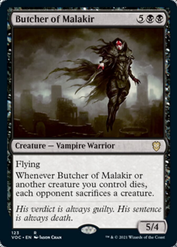 Butcher of Malakir [Innistrad: Crimson Vow Commander] | Deep Dive Games St. Marys