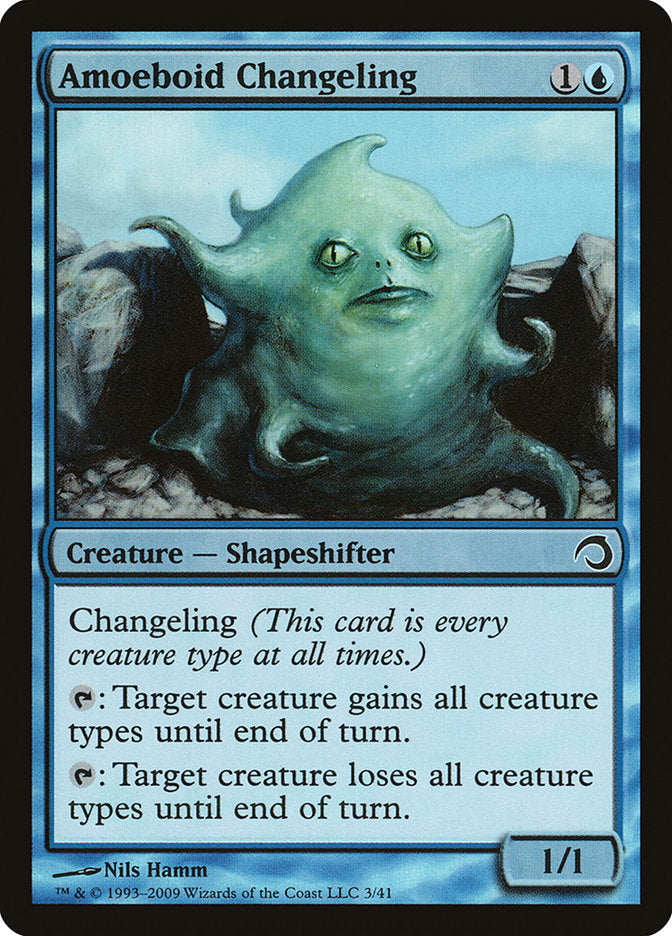 Amoeboid Changeling [Premium Deck Series: Slivers] | Deep Dive Games St. Marys