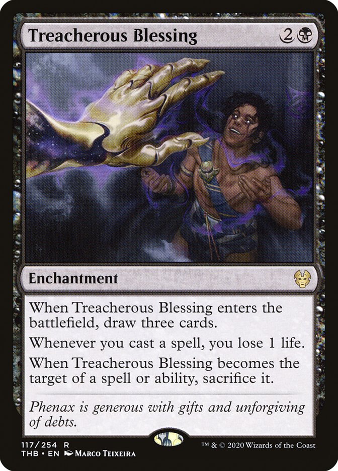 Treacherous Blessing [Theros Beyond Death] | Deep Dive Games St. Marys