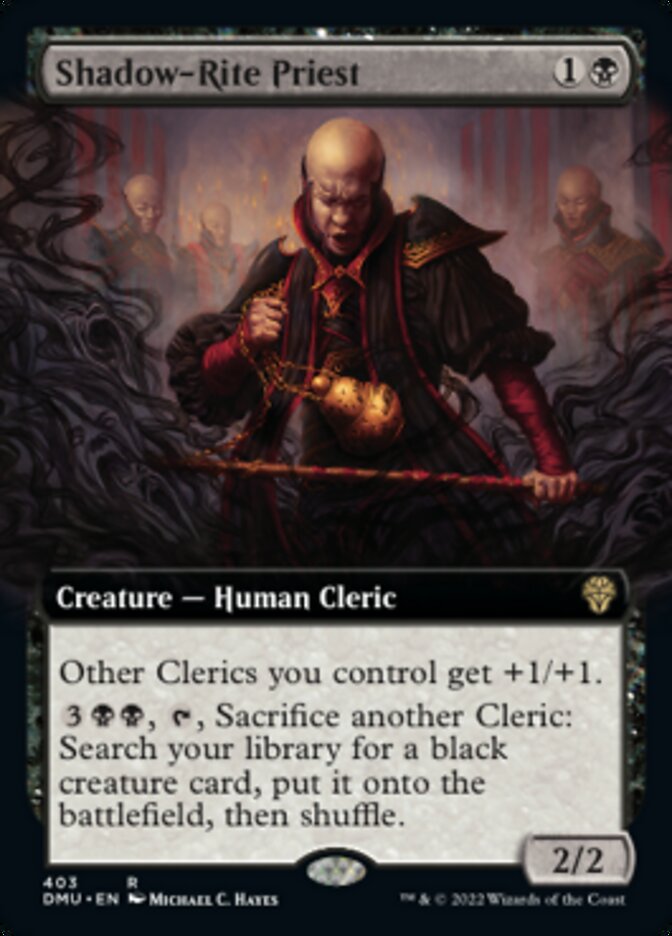 Shadow-Rite Priest (Extended Art) [Dominaria United] | Deep Dive Games St. Marys