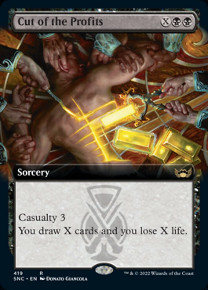 Cut of the Profits (Extended Art) [Streets of New Capenna] | Deep Dive Games St. Marys