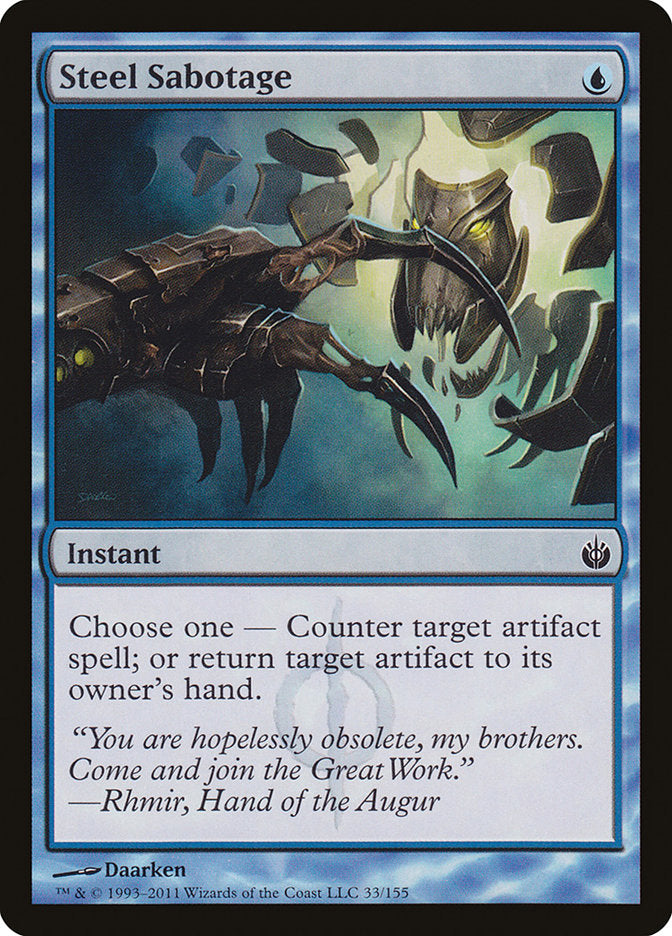 Steel Sabotage [Mirrodin Besieged] | Deep Dive Games St. Marys