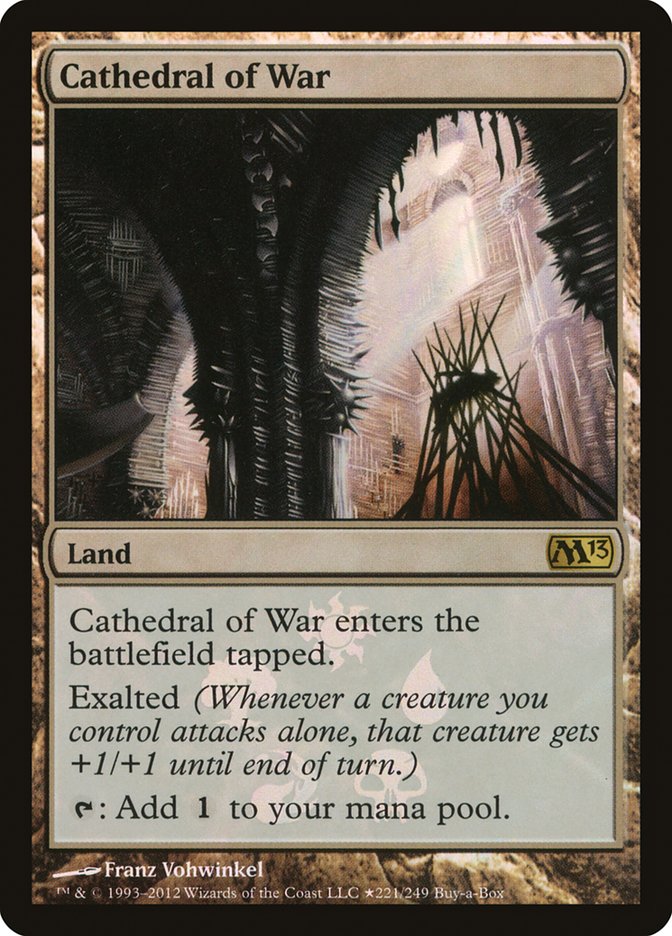 Cathedral of War (Buy-A-Box) [Magic 2013 Promos] | Deep Dive Games St. Marys