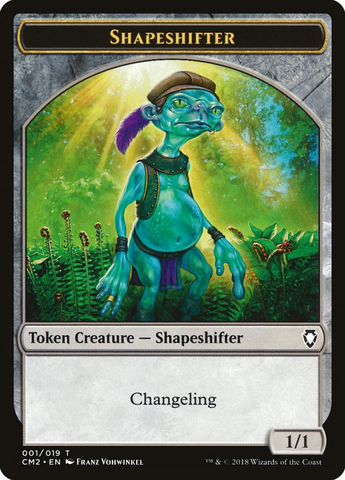 Shapeshifter Token [Commander Anthology Volume II Tokens] | Deep Dive Games St. Marys