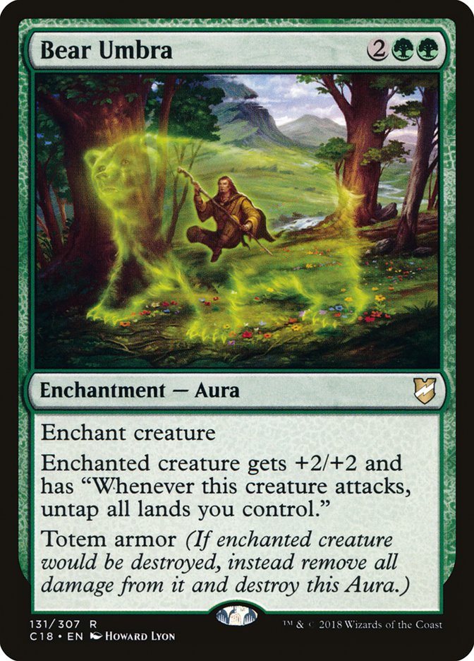 Bear Umbra [Commander 2018] | Deep Dive Games St. Marys