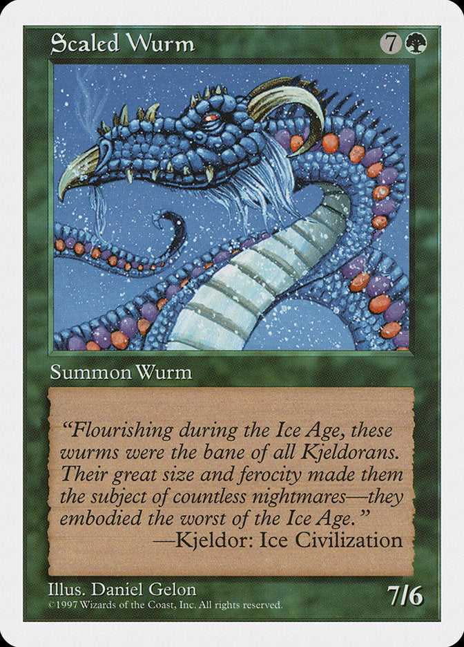 Scaled Wurm [Fifth Edition] | Deep Dive Games St. Marys