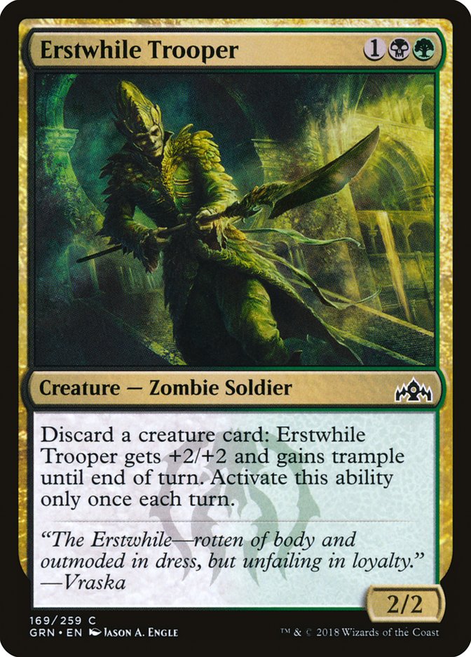 Erstwhile Trooper [Guilds of Ravnica] | Deep Dive Games St. Marys