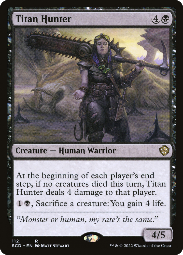 Titan Hunter [Starter Commander Decks] | Deep Dive Games St. Marys
