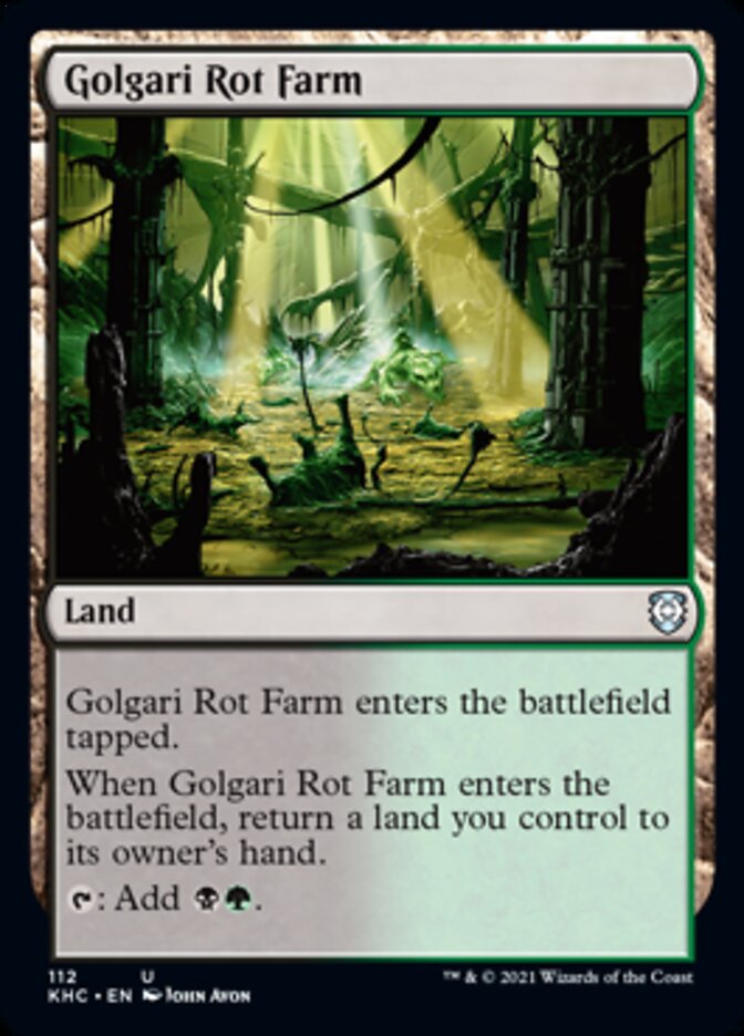 Golgari Rot Farm [Kaldheim Commander] | Deep Dive Games St. Marys