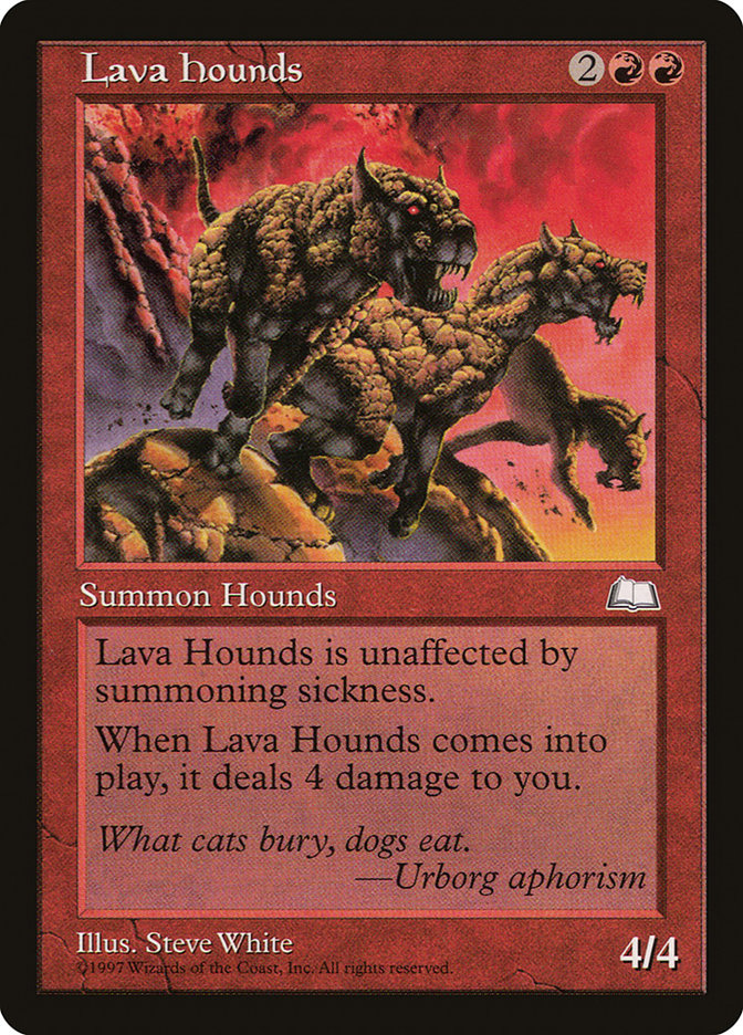 Lava Hounds [Weatherlight] | Deep Dive Games St. Marys