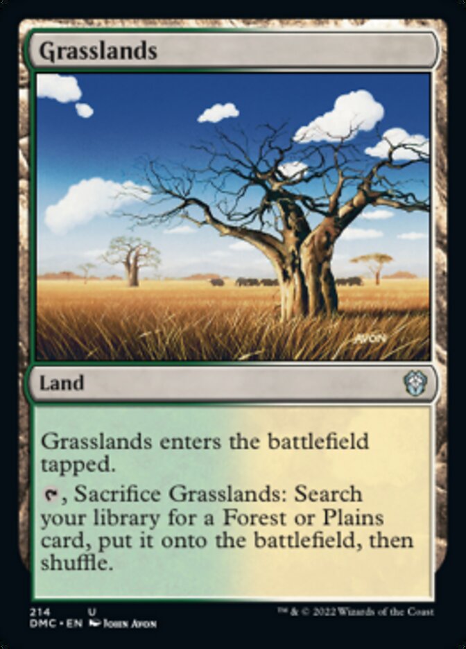 Grasslands [Dominaria United Commander] | Deep Dive Games St. Marys