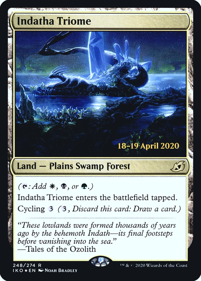 Indatha Triome [Ikoria: Lair of Behemoths Prerelease Promos] | Deep Dive Games St. Marys