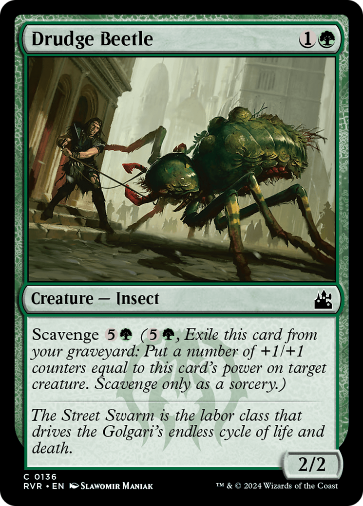 Drudge Beetle [Ravnica Remastered] | Deep Dive Games St. Marys