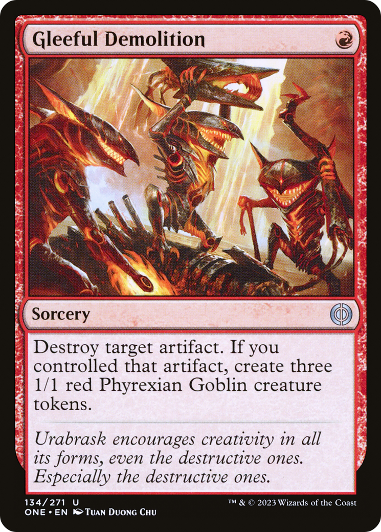 Gleeful Demolition [Phyrexia: All Will Be One] | Deep Dive Games St. Marys