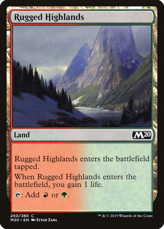 Rugged Highlands [Core Set 2020] | Deep Dive Games St. Marys
