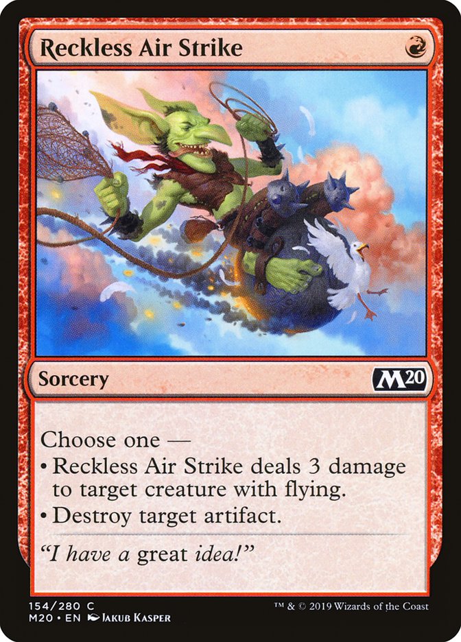 Reckless Air Strike [Core Set 2020] | Deep Dive Games St. Marys