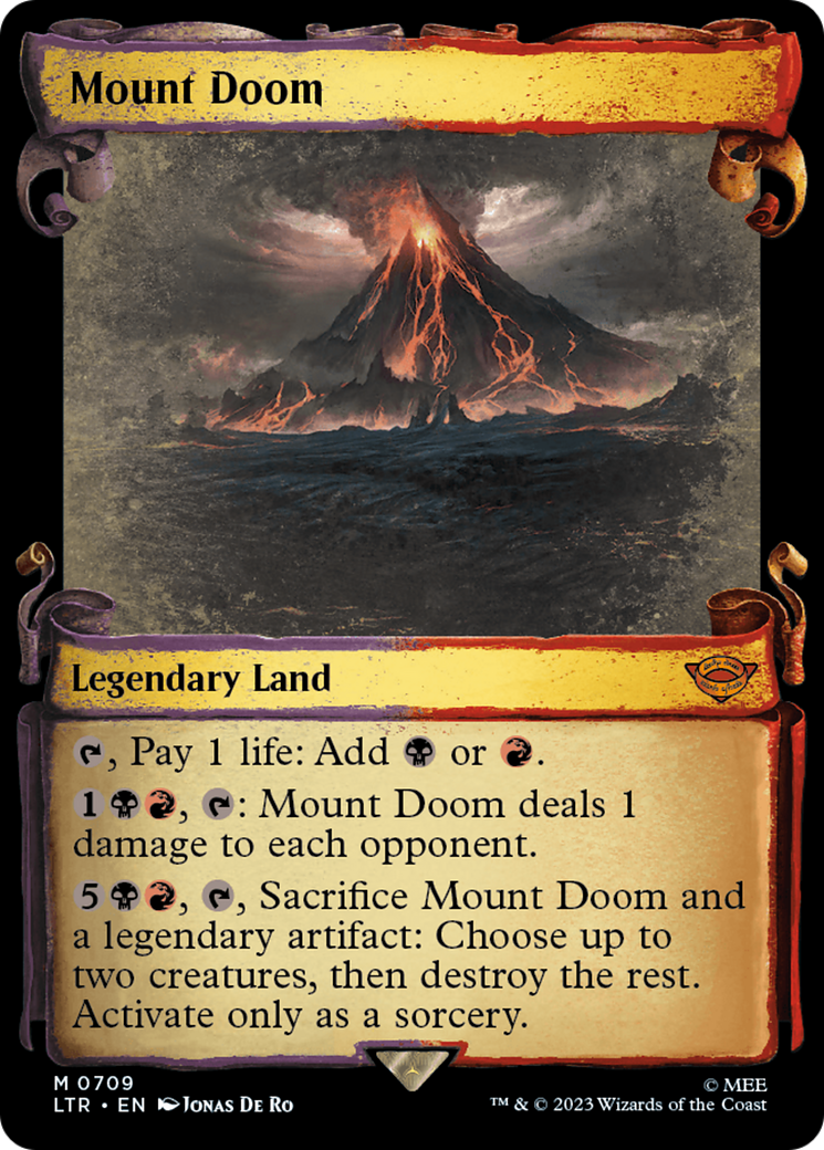 Mount Doom [The Lord of the Rings: Tales of Middle-Earth Showcase Scrolls] | Deep Dive Games St. Marys
