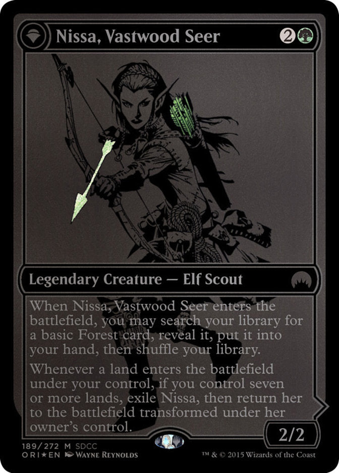 Nissa, Vastwood Seer // Nissa, Sage Animist [San Diego Comic-Con 2015] | Deep Dive Games St. Marys