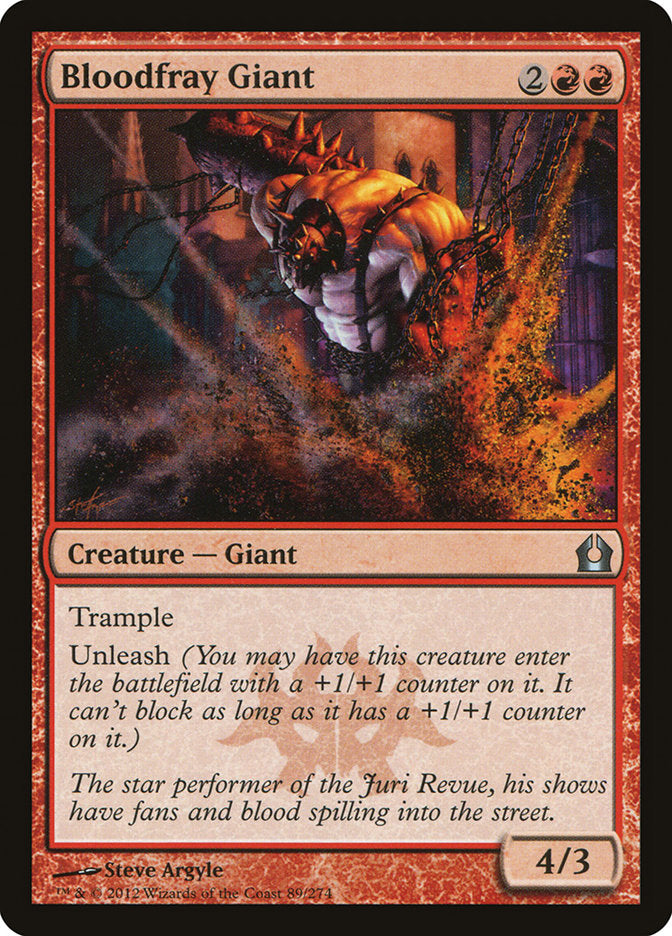 Bloodfray Giant [Return to Ravnica] | Deep Dive Games St. Marys
