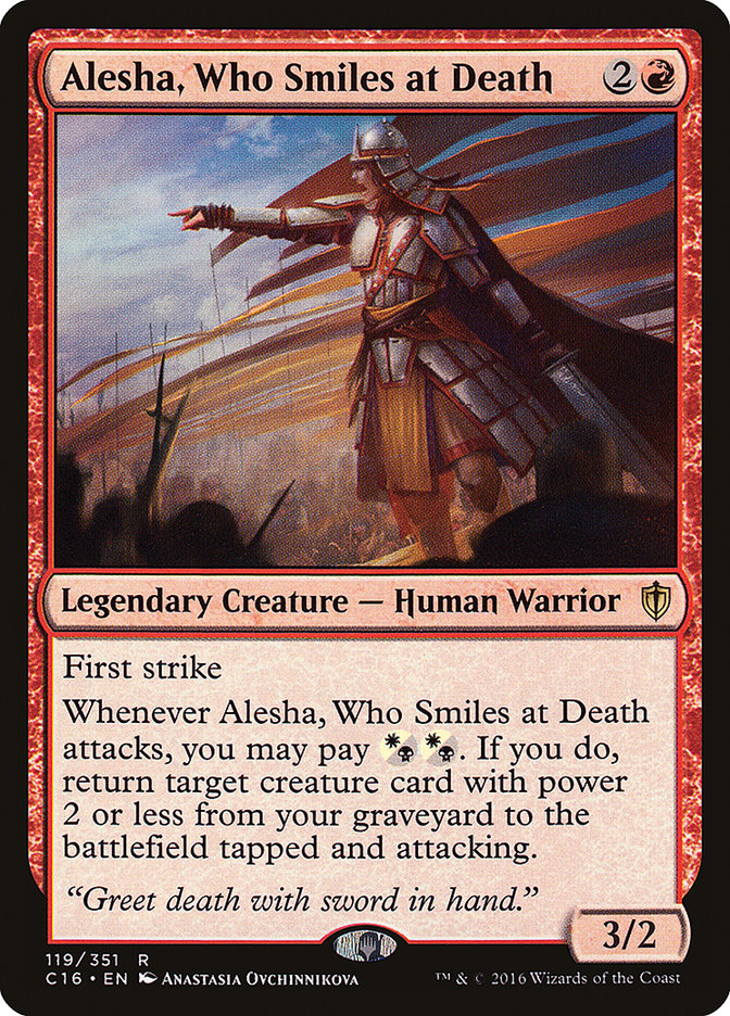 Alesha, Who Smiles at Death [Commander 2016] | Deep Dive Games St. Marys