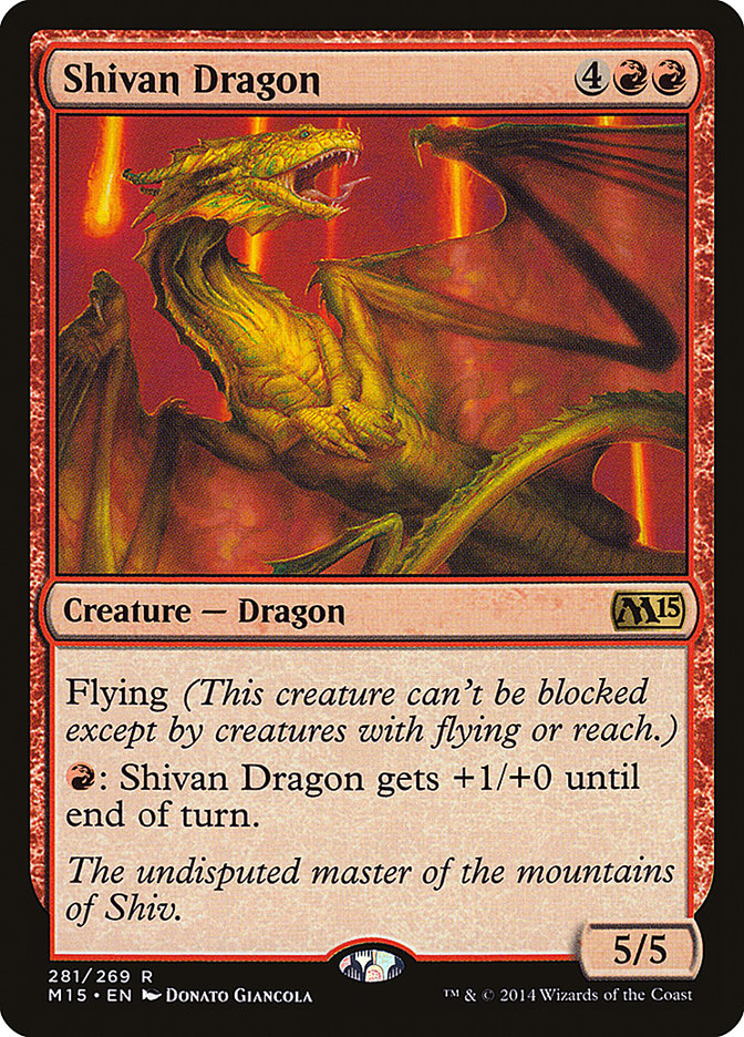Shivan Dragon [Magic 2015] | Deep Dive Games St. Marys