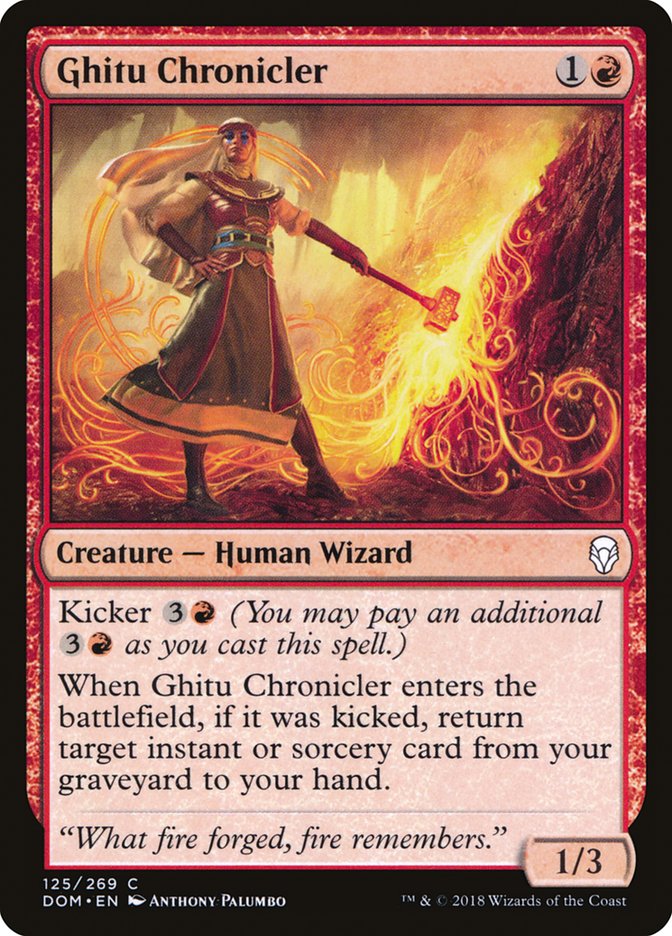 Ghitu Chronicler [Dominaria] | Deep Dive Games St. Marys