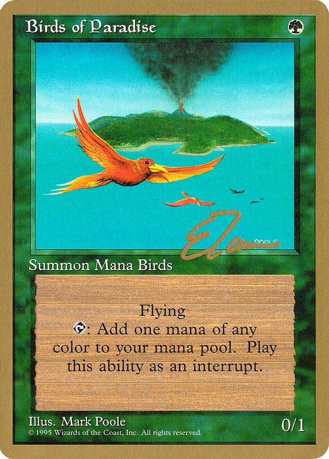 Birds of Paradise (Eric Tam) [Pro Tour Collector Set] | Deep Dive Games St. Marys