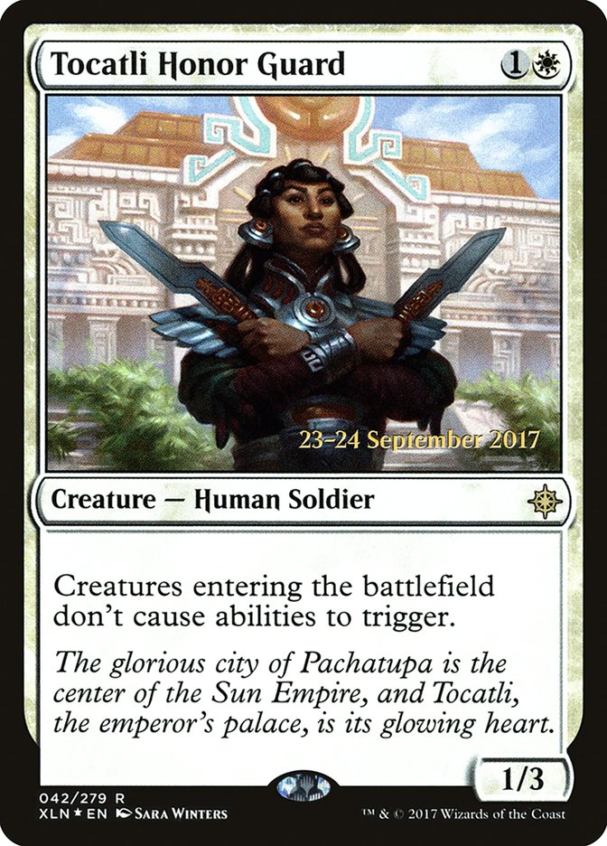Tocatli Honor Guard [Ixalan Prerelease Promos] | Deep Dive Games St. Marys