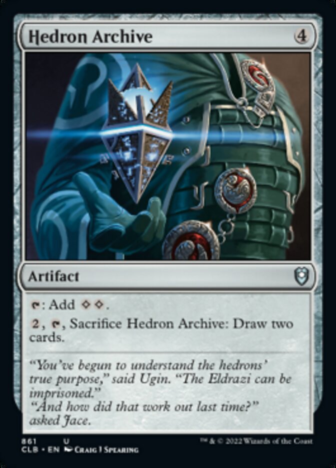 Hedron Archive [Commander Legends: Battle for Baldur's Gate] | Deep Dive Games St. Marys