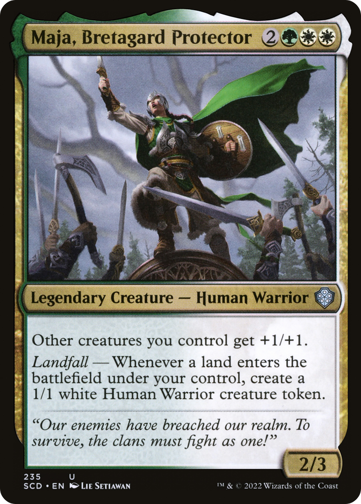 Maja, Bretagard Protector [Starter Commander Decks] | Deep Dive Games St. Marys