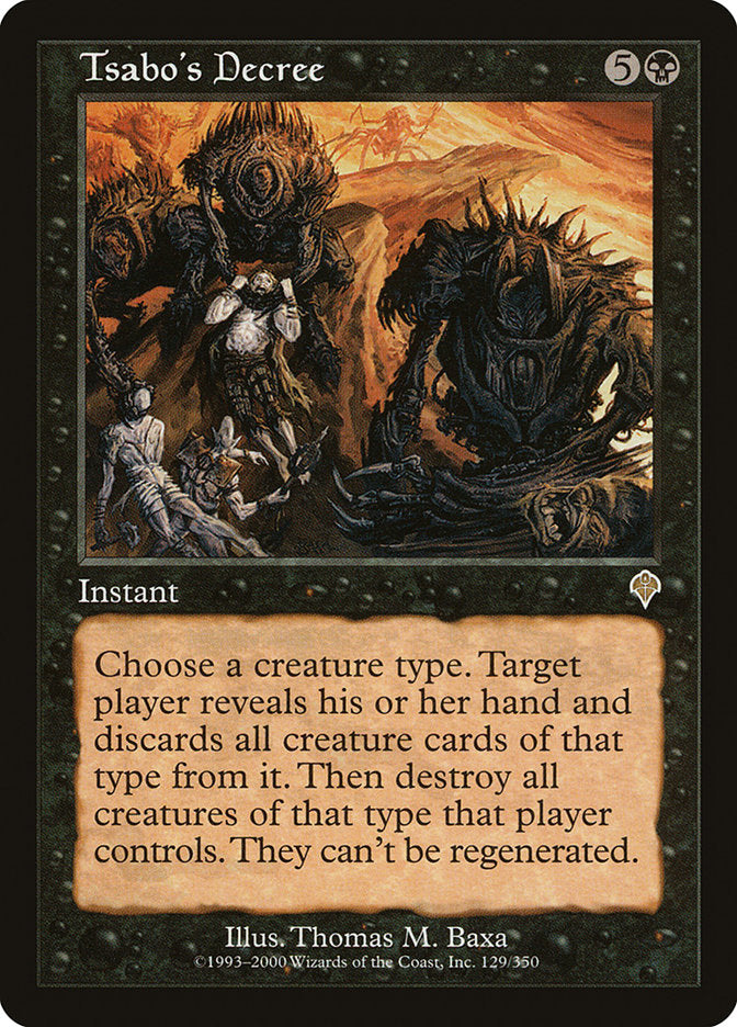 Tsabo's Decree [Invasion] | Deep Dive Games St. Marys
