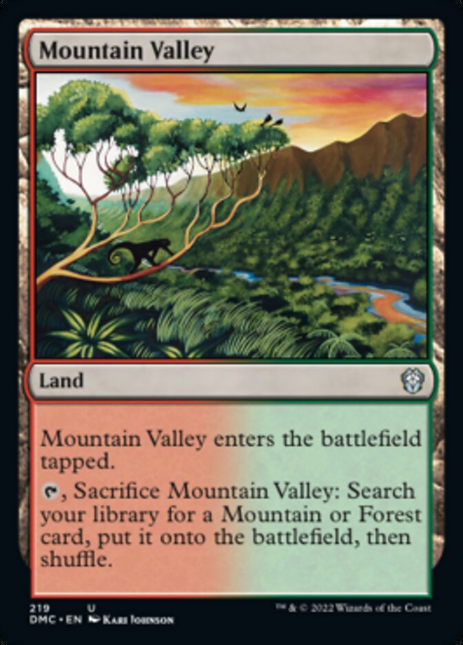 Mountain Valley [Dominaria United Commander] | Deep Dive Games St. Marys
