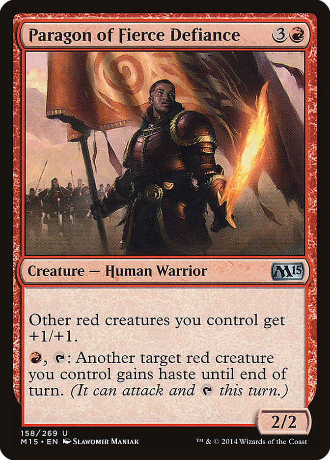 Paragon of Fierce Defiance [Magic 2015] | Deep Dive Games St. Marys