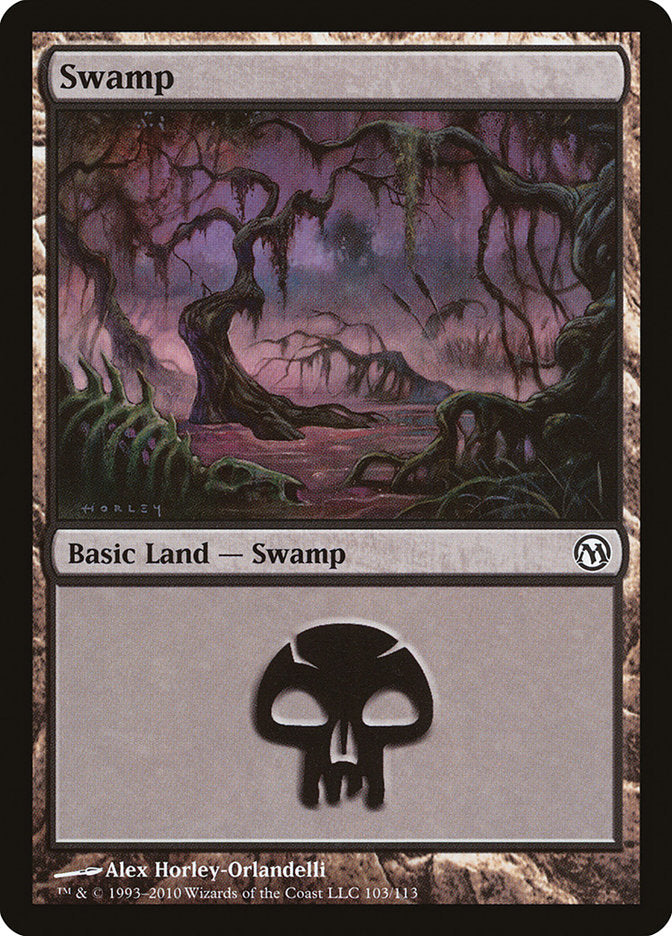 Swamp (103) [Duels of the Planeswalkers] | Deep Dive Games St. Marys