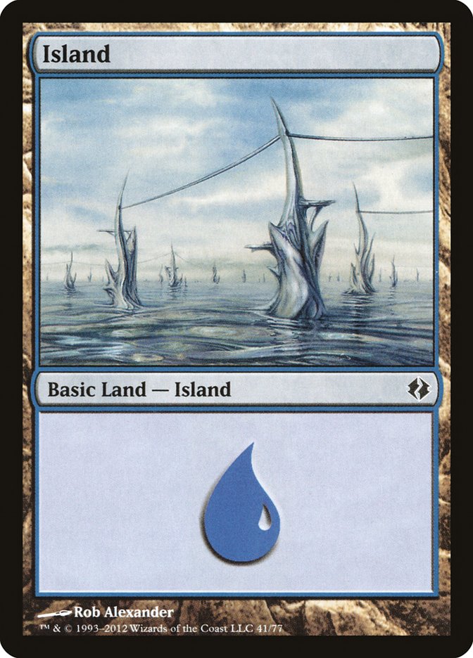 Island (41) [Duel Decks: Venser vs. Koth] | Deep Dive Games St. Marys
