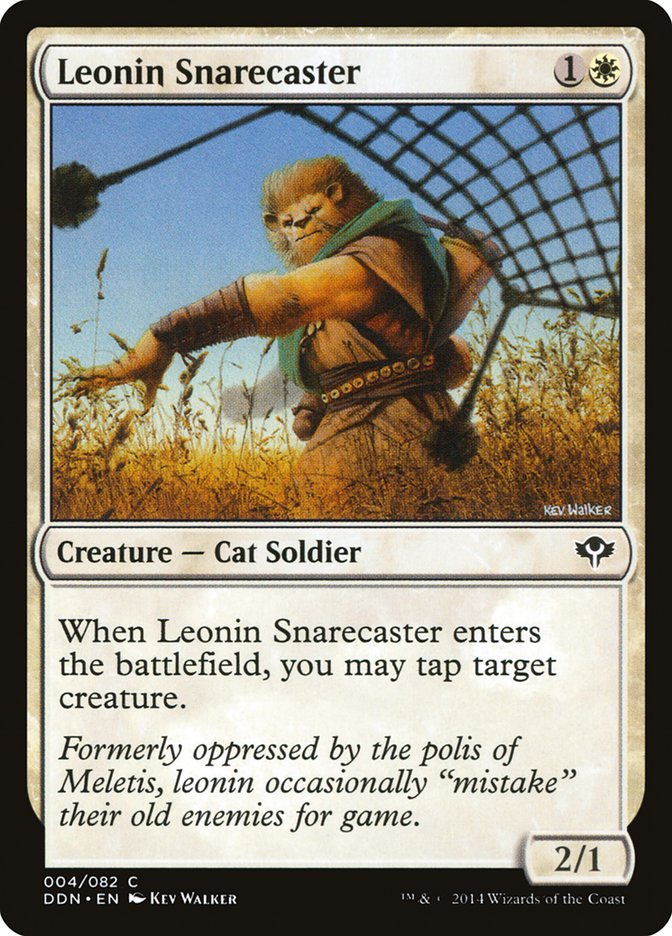 Leonin Snarecaster [Duel Decks: Speed vs. Cunning] | Deep Dive Games St. Marys