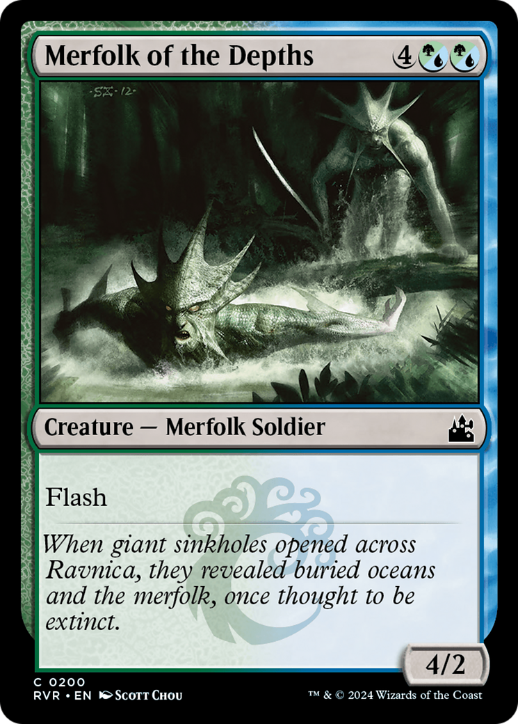 Merfolk of the Depths [Ravnica Remastered] | Deep Dive Games St. Marys