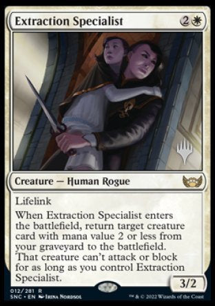 Extraction Specialist (Promo Pack) [Streets of New Capenna Promos] | Deep Dive Games St. Marys