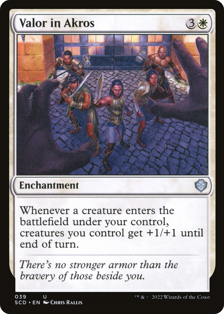 Valor in Akros [Starter Commander Decks] | Deep Dive Games St. Marys