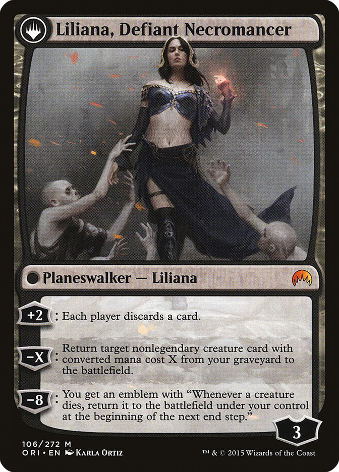 Liliana, Heretical Healer // Liliana, Defiant Necromancer [Magic Origins] | Deep Dive Games St. Marys