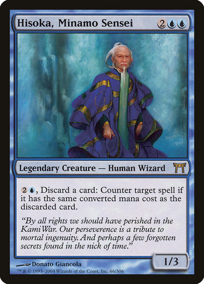Hisoka, Minamo Sensei [Champions of Kamigawa] | Deep Dive Games St. Marys