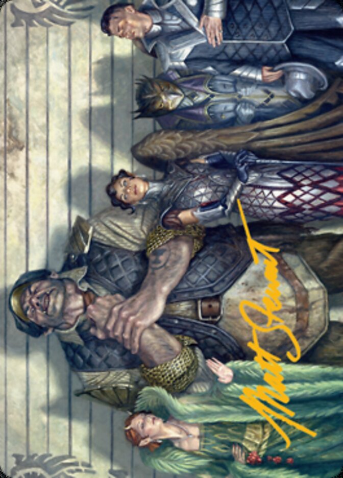 Rogues' Gallery Art Card (Gold-Stamped Signature) [Streets of New Capenna Art Series] | Deep Dive Games St. Marys
