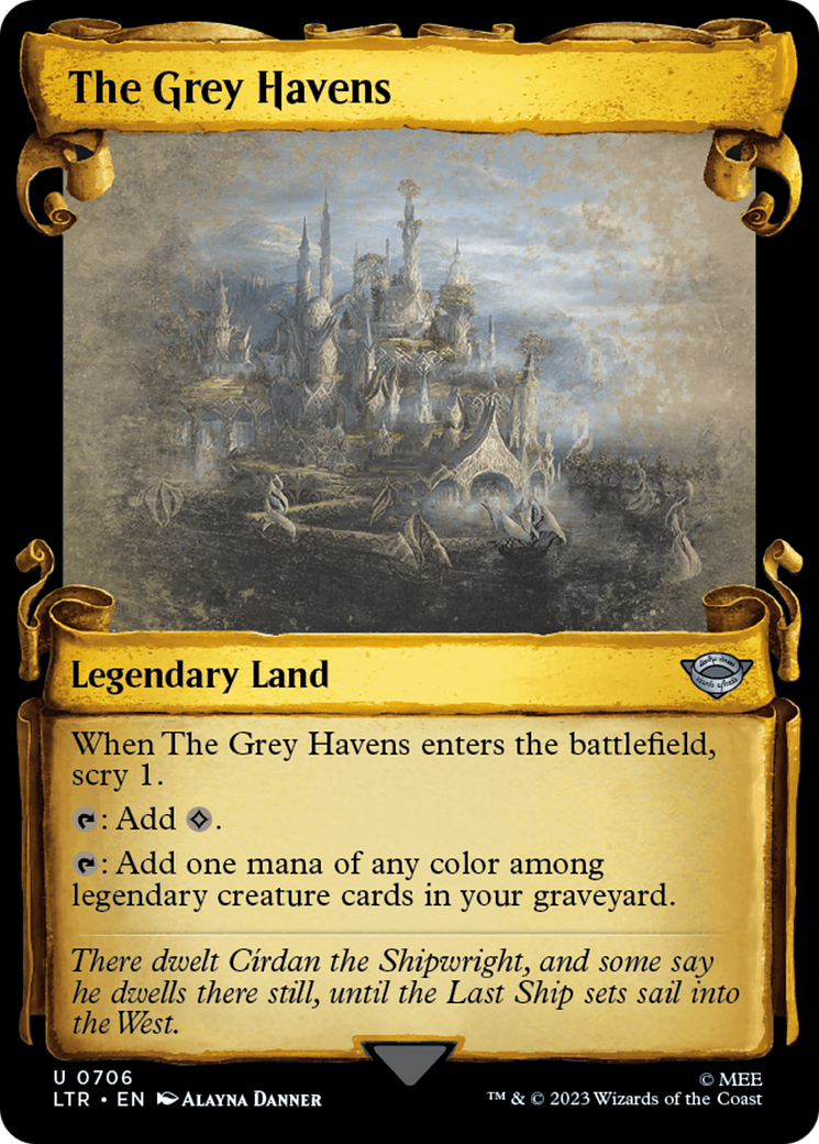 The Grey Havens [The Lord of the Rings: Tales of Middle-Earth Showcase Scrolls] | Deep Dive Games St. Marys
