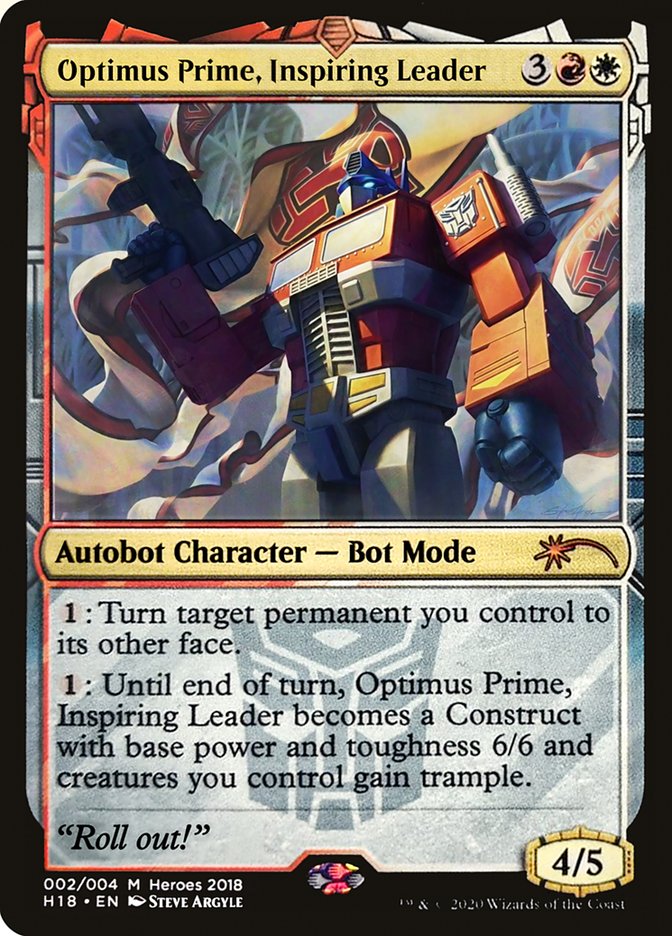 Optimus Prime, Inspiring Leader [Heroes of the Realm 2018] | Deep Dive Games St. Marys