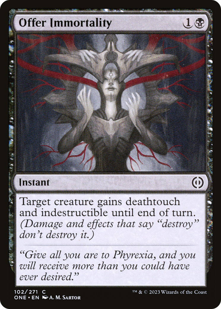 Offer Immortality [Phyrexia: All Will Be One] | Deep Dive Games St. Marys
