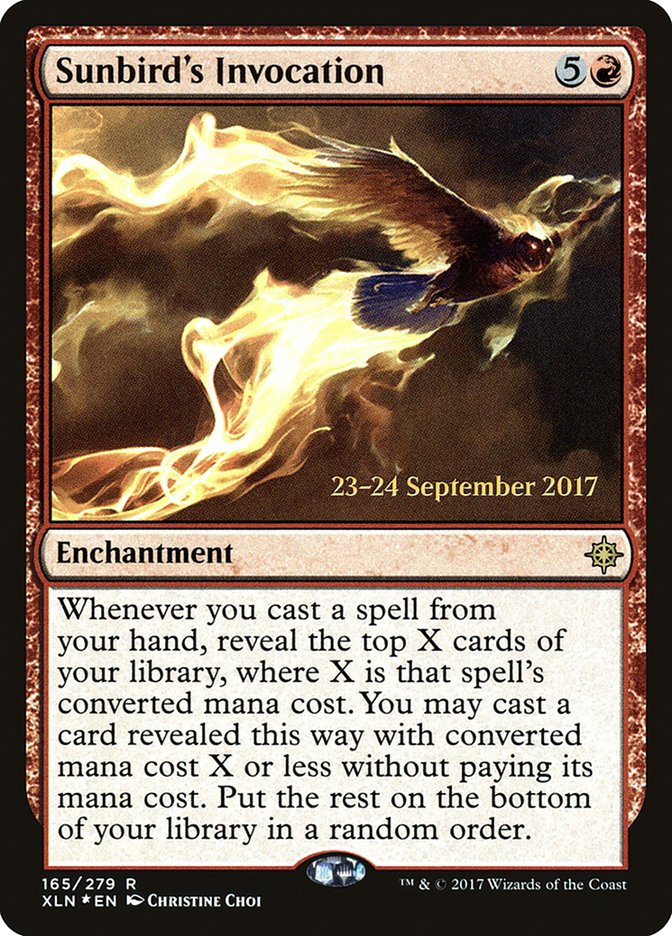 Sunbird's Invocation [Ixalan Prerelease Promos] | Deep Dive Games St. Marys