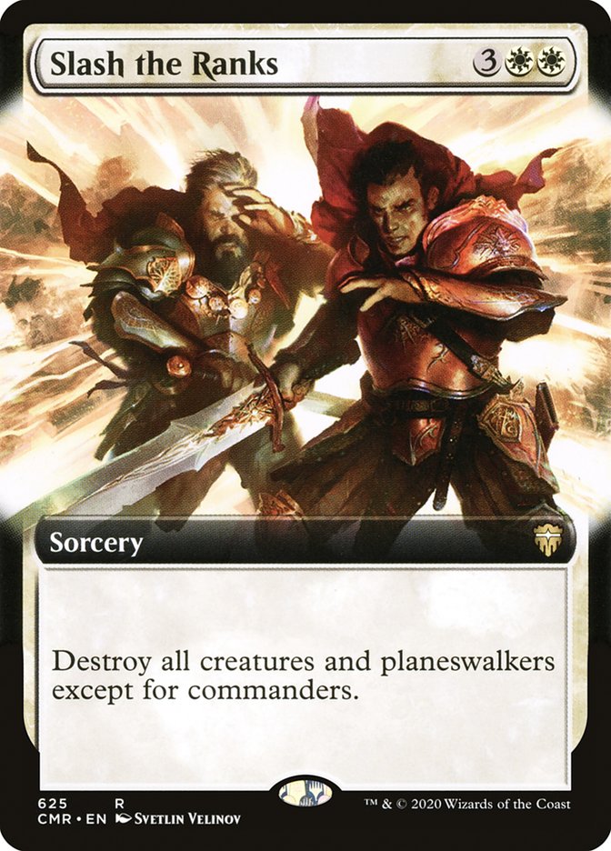 Slash the Ranks (Extended Art) [Commander Legends] | Deep Dive Games St. Marys